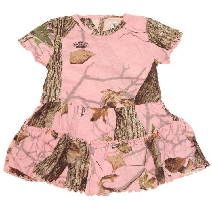 King's Camo Infant Toddler Dress Woodland Pink